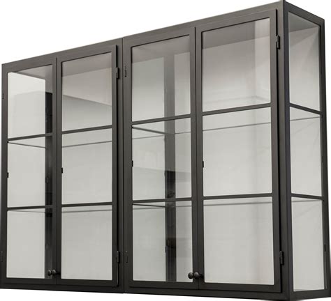 steel and glass cabinet|ikea metal and glass cabinet.